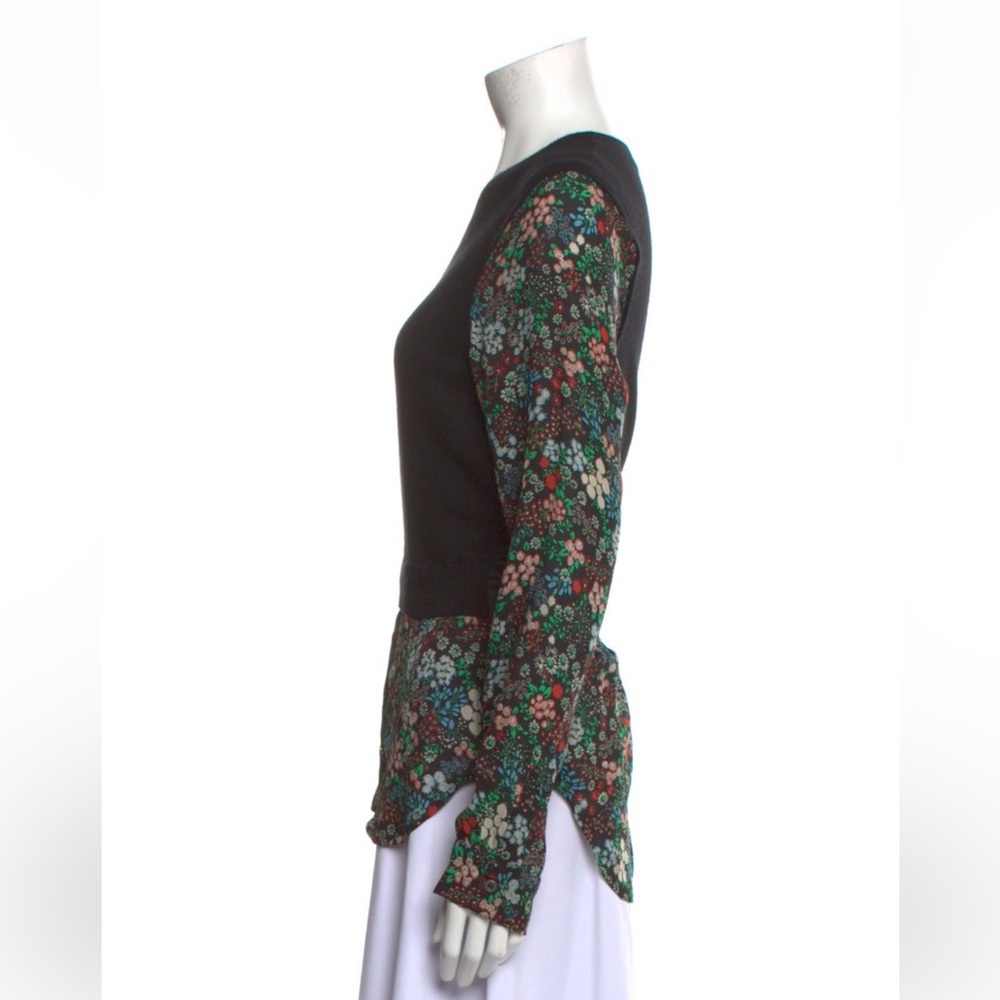 Veronica Beard Mellow Mixed-Media Cashmere Sweater ASO Lucy Hale - Picture 3 of 11